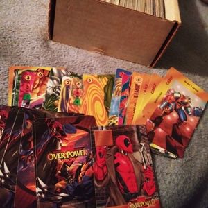 Over power game cards. 1995